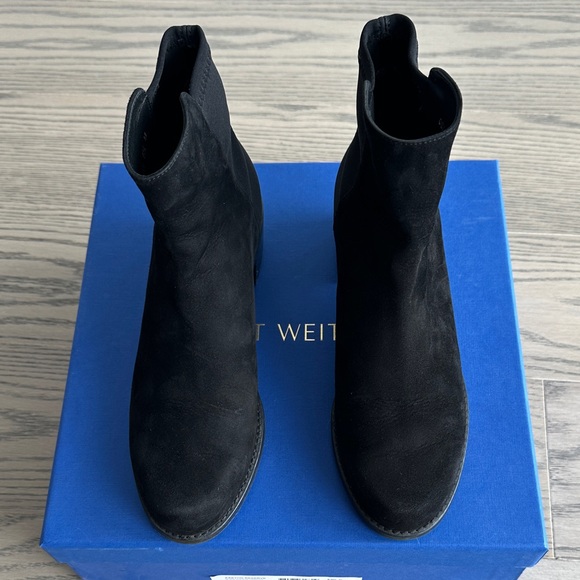 Stuart Weitzman Shoes - Stuart Weitzman Reserve Boot | Black Suede | Size 6.5